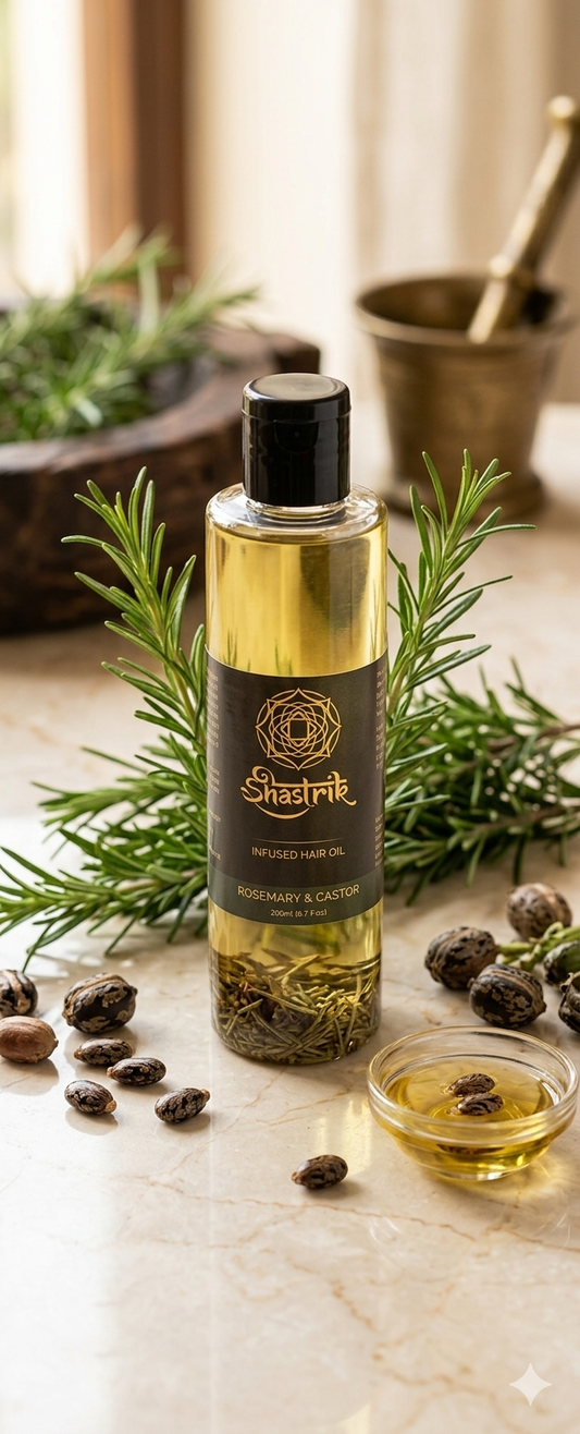 SHASTRIK INFUSION OIL ROSEMARY N CASTOR