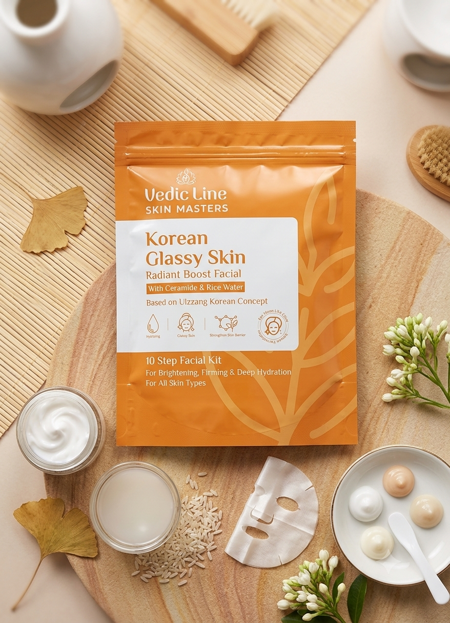VEDIC LINE KOREAN GLASSY SKIN RADIANT BOOST FACIAL