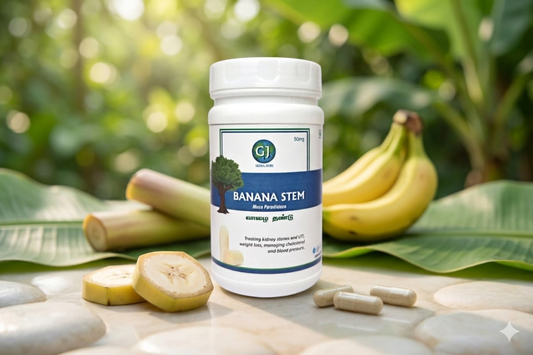 Banana stem powder